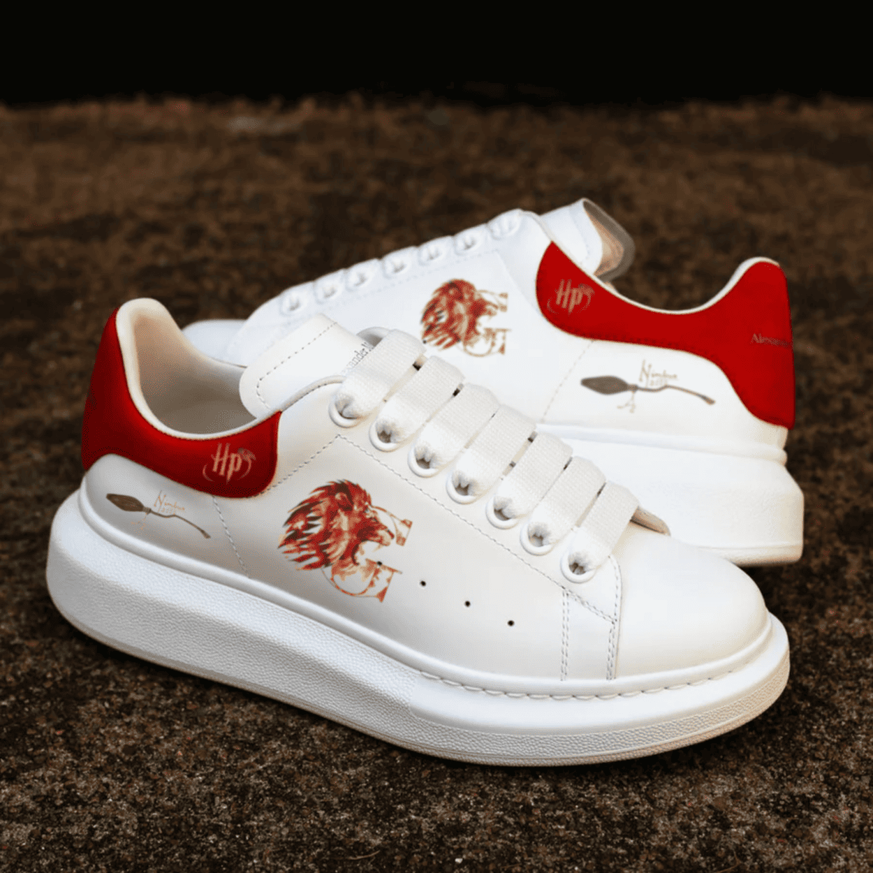 Exclusive: Custom HP Alx McQ Casual Shoes and Sneakers + *FREE GIFTS 1x Pair of Socks* - LIMITED EDITION
