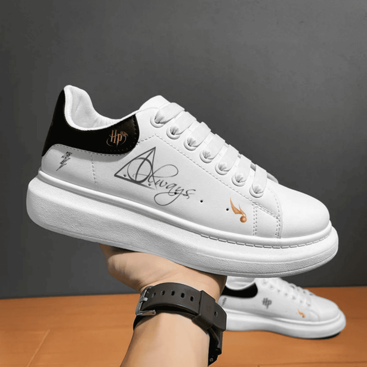 Exclusive: Custom HP Alx McQ Casual Shoes and Sneakers + *FREE GIFTS 1x Pair of Socks* - LIMITED EDITION