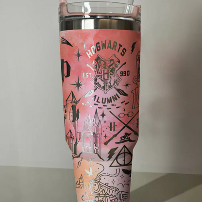 Exclusive: Customized HP STLY Quencher Tumbler 40 oz / 1.2L + *FREE GIFTS Set 5x Straw Covers* - LIMITED EDITION