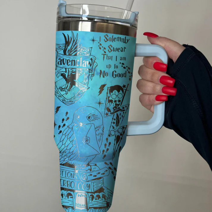 Exclusive: Customized HP STLY Quencher Tumbler 40 oz / 1.2L + *FREE GIFTS Set 5x Straw Covers* - LIMITED EDITION