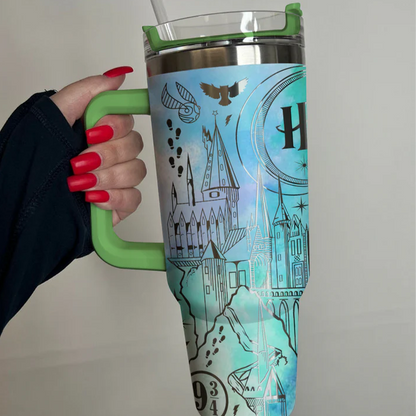 Exclusive: Customized HP STLY Quencher Tumbler 40 oz / 1.2L + *FREE GIFTS Set 5x Straw Covers* - LIMITED EDITION