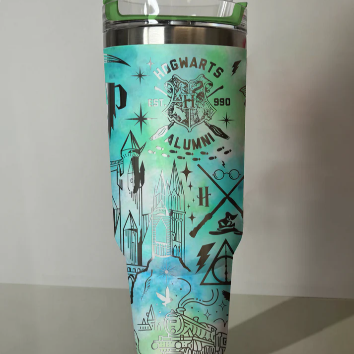 Exclusive: Customized HP STLY Quencher Tumbler 40 oz / 1.2L + *FREE GIFTS Set 5x Straw Covers* - LIMITED EDITION