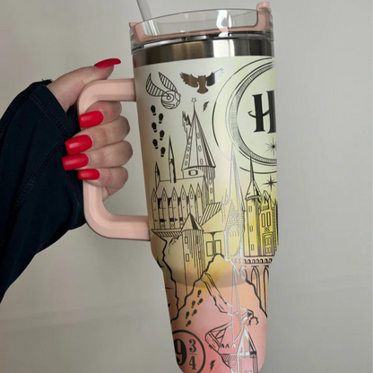 Exclusive: Customized HP STLY Quencher Tumbler 40 oz / 1.2L + *FREE GIFTS Set 5x Straw Covers* - LIMITED EDITION