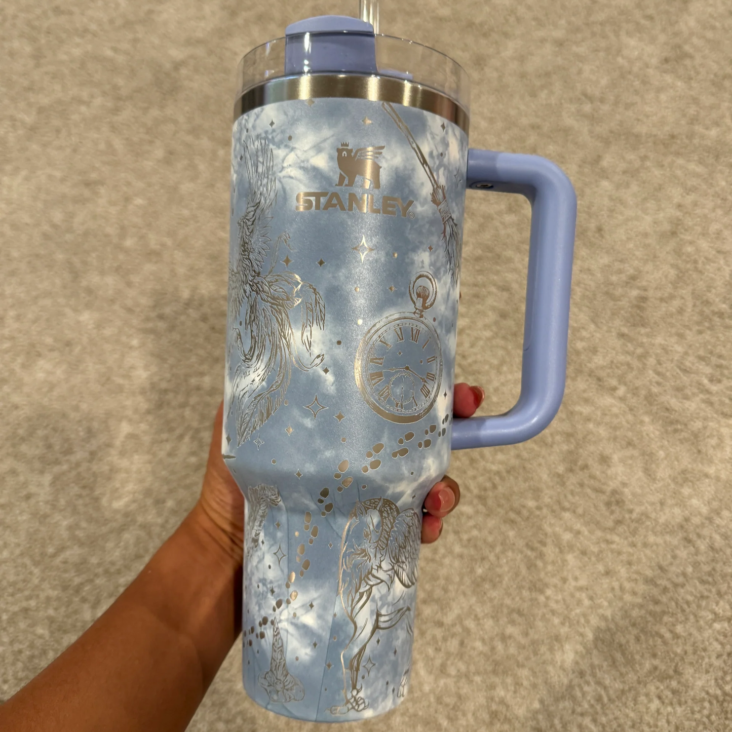 Exclusive: Customized HP STLY Quencher Tumbler 40 oz / 1.2L + *FREE GIFTS Set 5x Straw Covers* - LIMITED EDITION