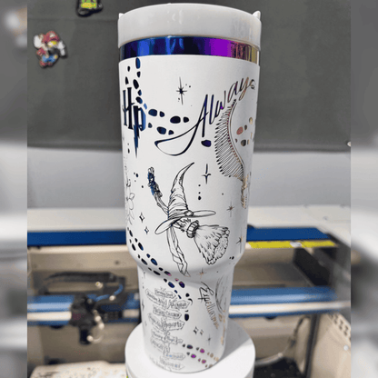 Exclusive: Customized HP STLY Quencher Tumbler 40 oz / 1.2L + *FREE GIFTS Set 5x Straw Covers* - LIMITED EDITION