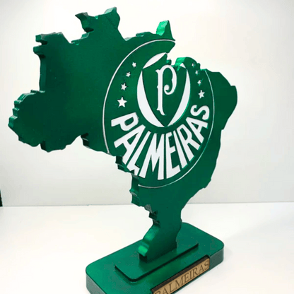 Exclusive: Mascot Statue + Customized Verdão Shield Trophy COMBO + *GIFTS 1x Keychain* - LIMITED EDITION