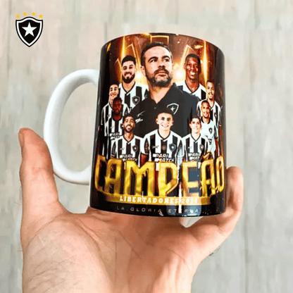 Exclusive: Wooden Frame Medal Glorioso Multi Champion 2024 Brasileirão and Libertadores 33x33cm + *GIFTS 1x Mug* - LIMITED EDITION