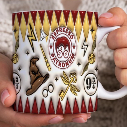 Exclusive: HP Personalized Mug 3D Effect Porcelain 11oz 325ml - LIMITED EDITION