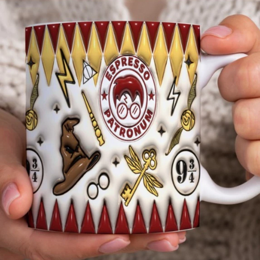 Exclusive: HP Personalized Mug 3D Effect Porcelain 11oz 325ml - LIMITED EDITION