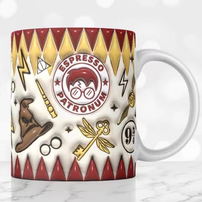 Exclusive: HP Personalized Mug 3D Effect Porcelain 11oz 325ml - LIMITED EDITION