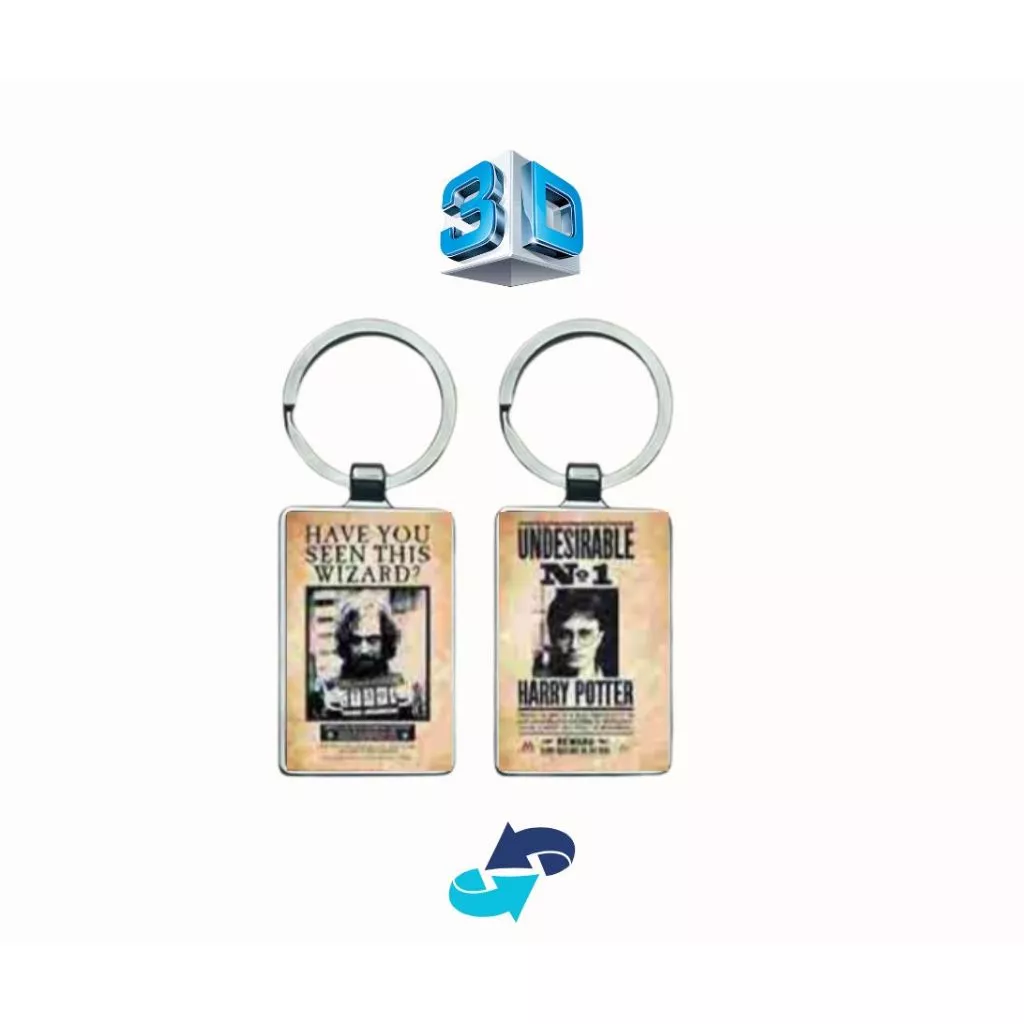 Exclusive: 3D Lenticular HP Daily Prophet and Undesirable Keyrings - LIMITED EDITION