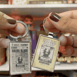 Exclusive: 3D Lenticular HP Daily Prophet and Undesirable Keyrings - LIMITED EDITION