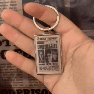 Exclusive: 3D Lenticular HP Daily Prophet and Undesirable Keyrings - LIMITED EDITION