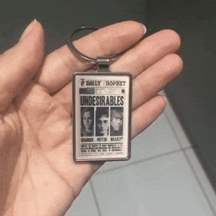 Exclusive: 3D Lenticular HP Daily Prophet and Undesirable Keyrings - LIMITED EDITION