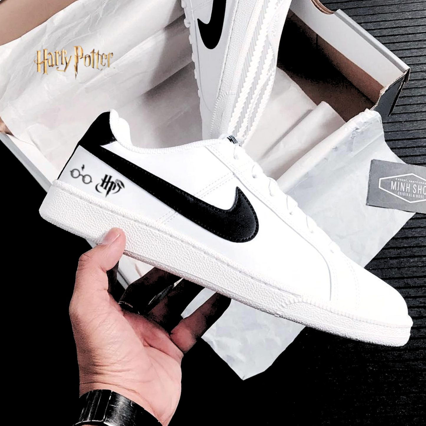 Exclusive: HP CourtRoyale Custom Shoes and Sneakers + *FREE GIFTS 1x Pair of Socks* - LIMITED EDITION