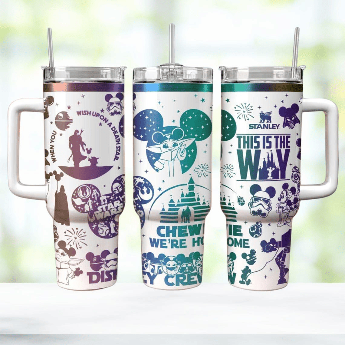 Exclusive: Customized SW STLY Quencher Tumbler 40 oz / 1.2L + *FREE GIFTS Set 6x Straw Covers* - LIMITED EDITION
