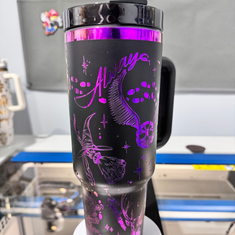 Exclusive: Customized HP STLY Quencher Tumbler 40 oz / 1.2L + *FREE GIFTS Set 5x Straw Covers* - LIMITED EDITION