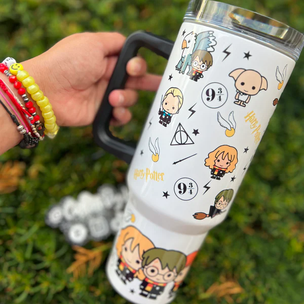 Exclusive: Customized HP STLY Quencher Tumbler 40 oz / 1.2L + *FREE GIFTS Set 5x Straw Covers* - LIMITED EDITION