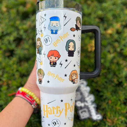 Exclusive: Customized HP STLY Quencher Tumbler 40 oz / 1.2L + *FREE GIFTS Set 5x Straw Covers* - LIMITED EDITION