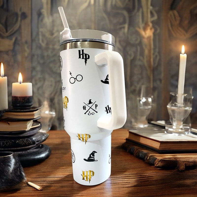 Exclusive: Customized HP STLY Quencher Tumbler 40 oz / 1.2L + *FREE GIFTS Set 5x Straw Covers* - LIMITED EDITION