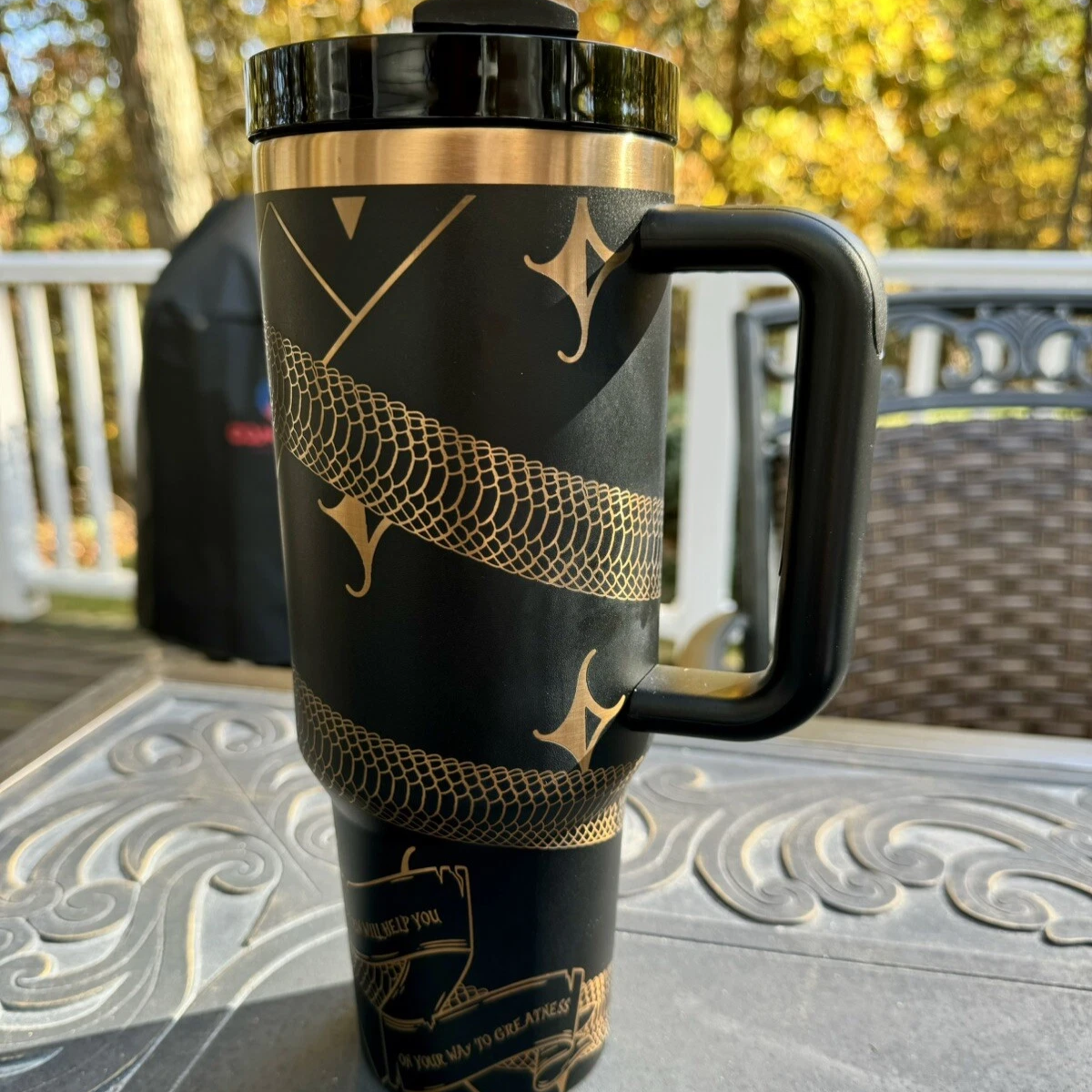 Exclusive: Customized HP STLY Quencher Tumbler 40 oz / 1.2L + *FREE GIFTS Set 5x Straw Covers* - LIMITED EDITION