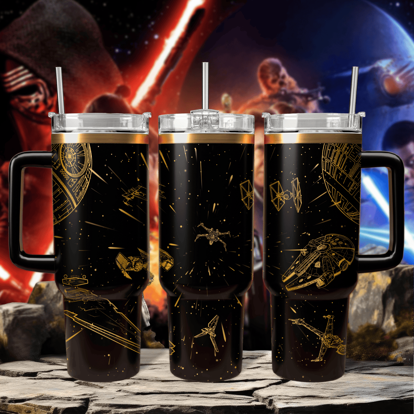 Exclusive: Customized SW STLY Quencher Tumbler 40 oz / 1.2L + *FREE GIFTS Set 6x Straw Covers* - LIMITED EDITION